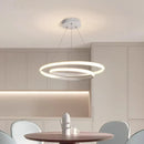 Nordic White LED Pendant Lamp by Axyaa - Minimalist Design for Home Decor