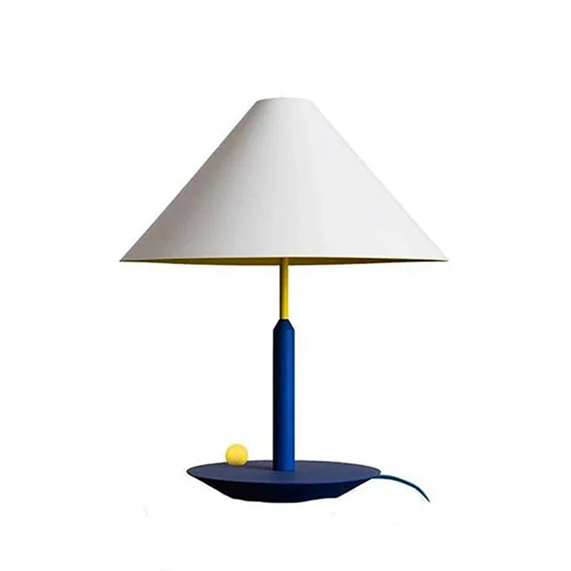 Axyaa Nordic LED Bucket Shape Table Lamp for Modern Bedroom Reading