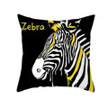 Axyaa Geometric Deer Pattern Cushion Cover for Sofa Decoration and Throw Pillow