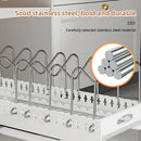Axyaa Pot Lid Holder Slide Out Organizer for Kitchen Pots, Pans & Dishes
