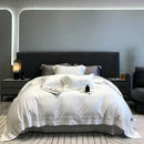 Axyaa Hollow-carved Queen Bedding Set in Lyocell with Cotton Sheets - High End Quality