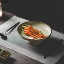 Axyaa Ceramic High Footed Fruit Plate - Japanese Style Tableware