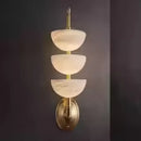 Axyaa Luxury Marble Copper Wall Lamp for Bedroom Living Room Dining Room