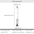 Axyaa Designer Stainless Steel LED Floor Lamp for Stylish Living Room Lighting