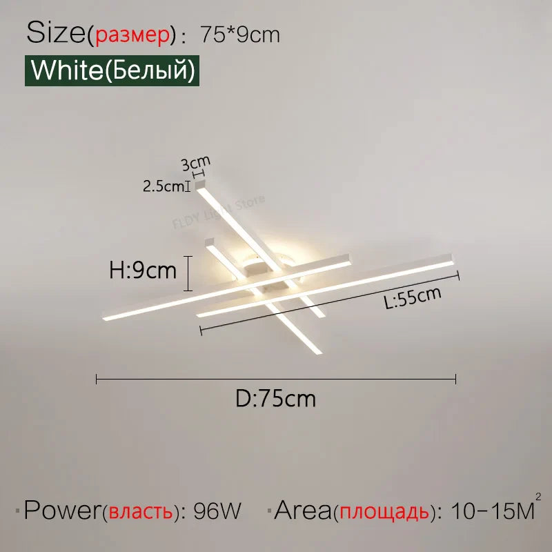 Nordic LED Ceiling Chandelier for Living Room Dining Bedroom - Axyaa