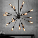 Axyaa Retro Vintage Black Sputnik Chandelier for Dining Room, Bar and Restaurant