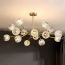 Axyaa Crystal Chandelier Pendant Light for Living Room and Bedroom