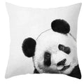 Axyaa Cute Cat Dog Pillowcase 45*45cm Bedroom Sofa Decor White Black Animal Pillowcase