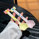 Axyaa Ceramic Bow Coffee Spoon Set