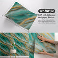 Axyaa Meteorite Stone Sxp Self-Adhesive Marble Wall Sticker - Thickened Indoor Roll