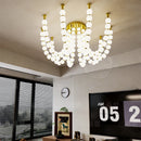 Axyaa LED Ceiling Lamps: Modern Decorative Salon Lights for Living Room Decor