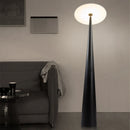 Axyaa Modern Luxe Black Floor Lamp for Home Office Bedroom Decor