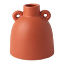 Axyaa Big Belly Vase | Double Eared Ceramic Decoration