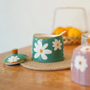 Axyaa Ceramic Seasoning Jar Set for Kitchen Storage and Organization