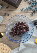 Axyaa Modern Living Room Fruit Plate Glass Plate Creative Home Snacks Firm Fruit Plate