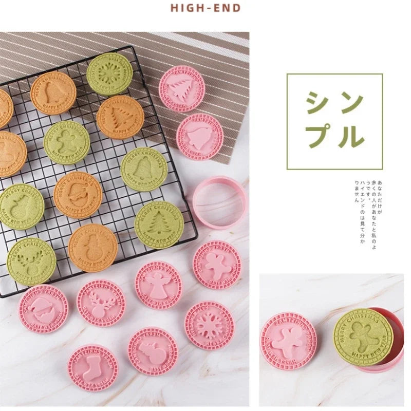 Axyaa 3D Can Sauce Sandwich Cookies Mold for Baking - Cookie Press Stamp Cutter