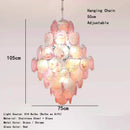 Axyaa French Antique Murano Glass Chandeliers - Elegant Bedroom Lamps for Upscale Restaurants