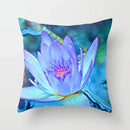 Axyaa Decor Pillowcase: Flower Print Square, Bedroom & Living Room 45x45cm