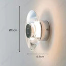 Modern LED Crystal Wall Lamp by Axyaa for Bedroom, Living Room & Corridor Decor