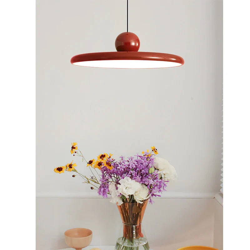 Axyaa Green Flying Saucer Chandelier for Bedroom, Dining, Study - Medieval, Wabi-Sabi Cream Wind