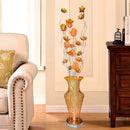 Axyaa Nordic Golden Flower Floor Lamp | Modern Art LED Standing Light