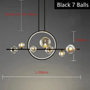 Axyaa Glass Ball Pendant Light for Modern Home and Office Decor