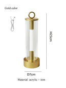 Axyaa LED Mood Light Desk Lamp, Touch Dimmable Rechargeable Table Lamp