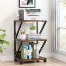 Axyaa Industrial 3-Tier Printer Cart with Wheels