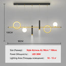 Axyaa LED Chandelier with Spotlights - Luxury Cluster Pendant Light for Dining Room & Kitchen Island