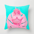 Axyaa Tropical Leaf Print Pillowcase for Living Room Sofa