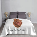 Axyaa Dwayne Croc Johnson Throw Blanket for Fashion Sofas - Funny Gift Blanket