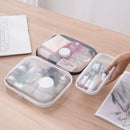 Axyaa Clear Cosmetic Travel Case for Home Medicine and Toy Organization