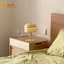 Axyaa Medieval Cream Table Lamp LED E27 for Bedroom Kitchen Living Room.