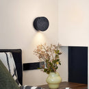 Axyaa Nordic Minimalism LED Wall Lamps - Black Travertine Bathroom Mirror Lights