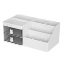 Axyaa Makeup & Jewelry Organizer: Plastic Desktop Storage Box for Cosmetics & Stationery