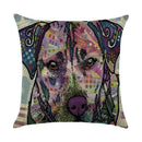 Axyaa Animal Print Pillow Cover: Stylish Sofa & Chair Linen Cushion Cover Art