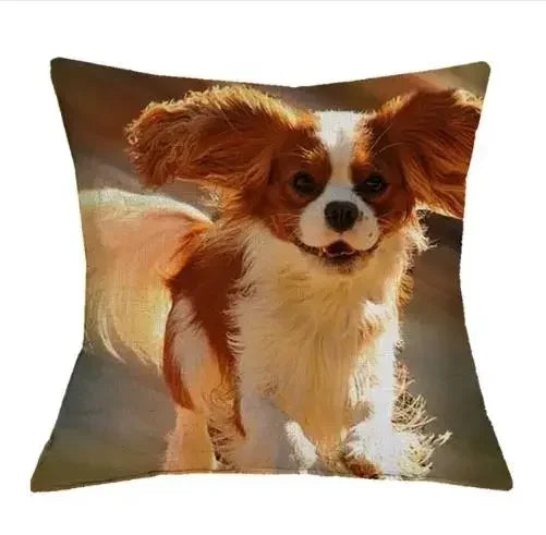 Axyaa Cavalier King Charles Spaniel Sofa Cushion Cover - Home Decor & Party Accessory