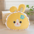 Axyaa Rural Style Animal Plush Pillow - Cute Sofa Cushion for Home and Dormitory