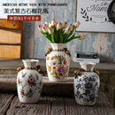 Axyaa Chinese Style Ceramic Vase Decoration for TV Cabinet and Living Room