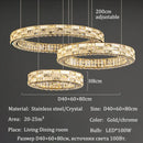 Axyaa Crystal Chandelier: Elegant Round Lamp for Luxurious Living, Dining, and Bedroom