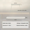 Modern LED Semicircle Ring Pendant Light for Living Room by Axyaa