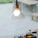 Axyaa Retro Glass Pendant Light for Dining Table Bar Counter Bedroom décor