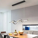 Axyaa LED Pendant Light: Remote Control Dimmable Fixture for Dining Room, Kitchen, Bar.