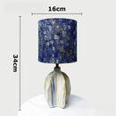 Axyaa Color Blocking Carambola Ceramics LED Table Lamp - Modern Home Lighting