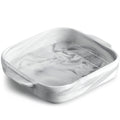 Axyaa Marble Grey Ceramic Bake Set 1500 ML Bake Pan with Handle