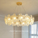 Axyaa Glass Chandelier: Post-Modern Designer Lamps for Living, Dining & Bedroom