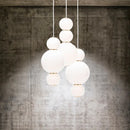 Nordic Spiral Ball Pendant Lamp by Axyaa: Modern LED Lighting for Home Decor