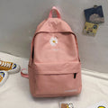 Axyaa Daisy Print Mini Canvas Children's Backpack - Small Student Schoolbag