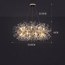 Axyaa Dandelion Pendant Lamp: Luxury Minimalist Designer Lighting for Living Room, Bedroom, Dining Room