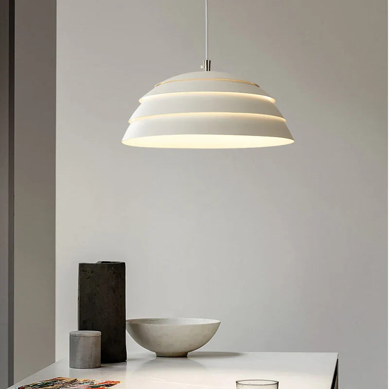 Axyaa White LED Table Chandelier for Living Room Bedside Study